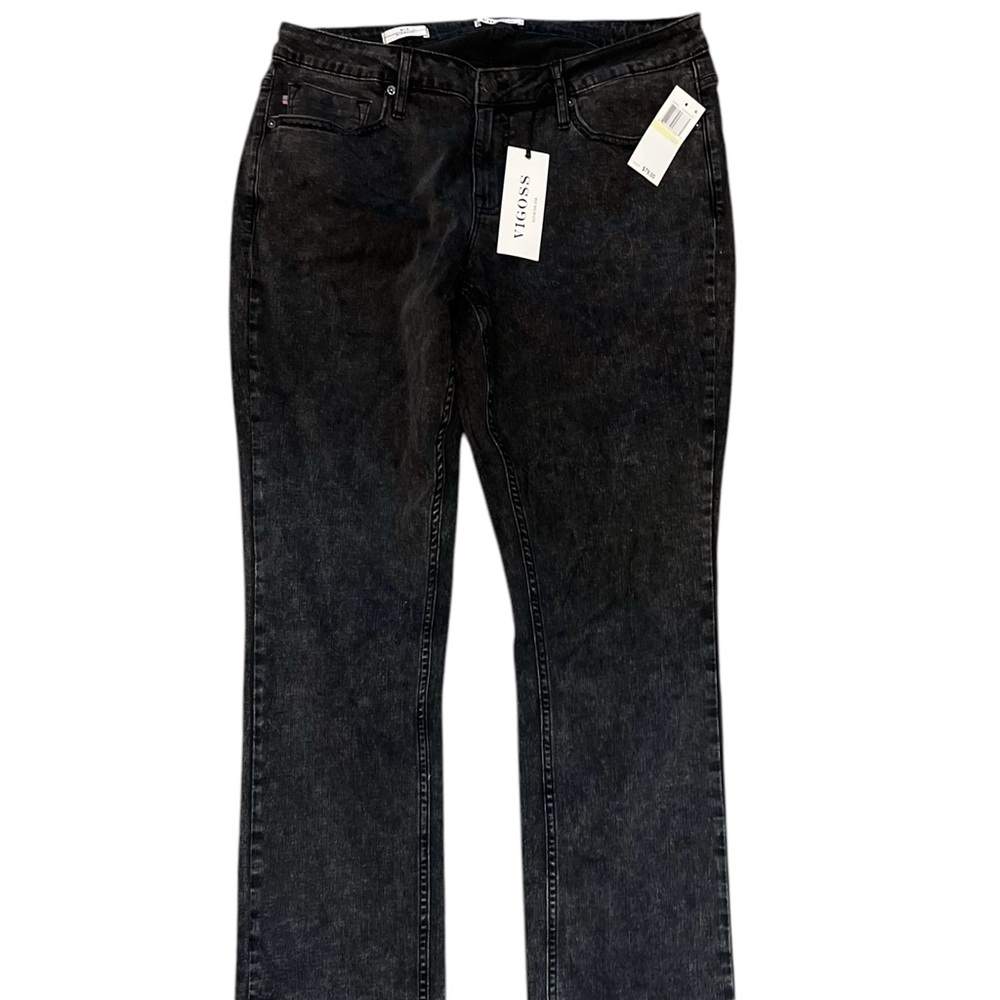NWT VIGOSS / Ace High Rise Straight Black Jeans, 18W